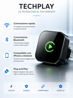 Adattatore Bluetooth Wireless 2-in-1 Carplay e Android