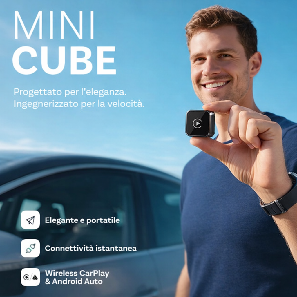 Adattatore Bluetooth Wireless 2-in-1 Carplay e Android