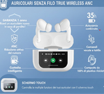 Auricolari Wireless Techplay con Schermo Touch